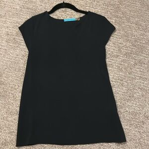 Alice + Olivia blouse navy back detail XS